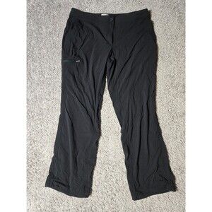 L.L. Bean Water Repellent Comfort Trail Pants Mid-Rise Women's 12 Petite Black